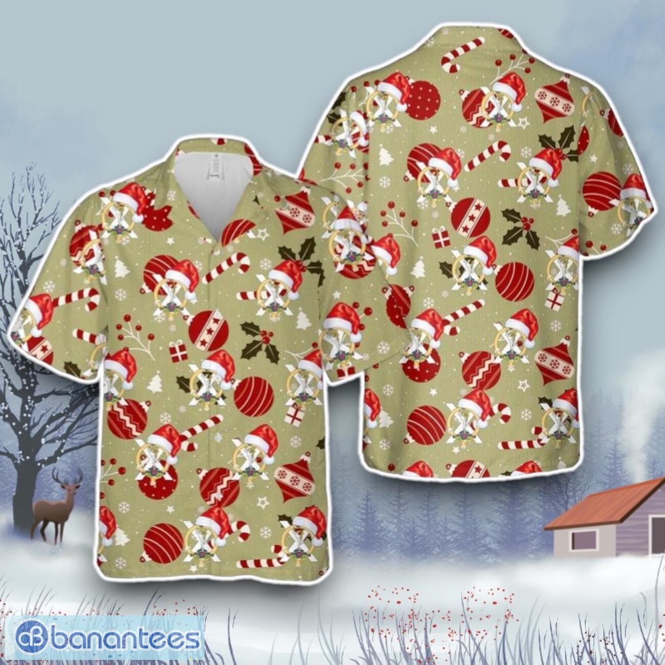 british army royal corps of signals 32nd signal regiment hawaiian shirt gift for christmas image British Army, Royal Corps Of Signals, 32nd Signal Regiment Hawaiian Shirt Gift For Christmas Product Photo 1