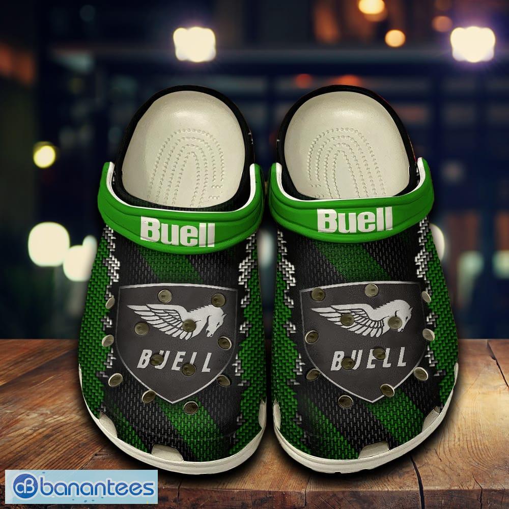buell car 3d clogs shoes green for men women fans gift summer beach all over print image Buell Car 3D Clogs Shoes Green For Men Women Fans Gift Summer Beach All Over Print - Buell Car 3D Clogs Shoes Green For Men Women Fans Gift Summer Beach All Over Print