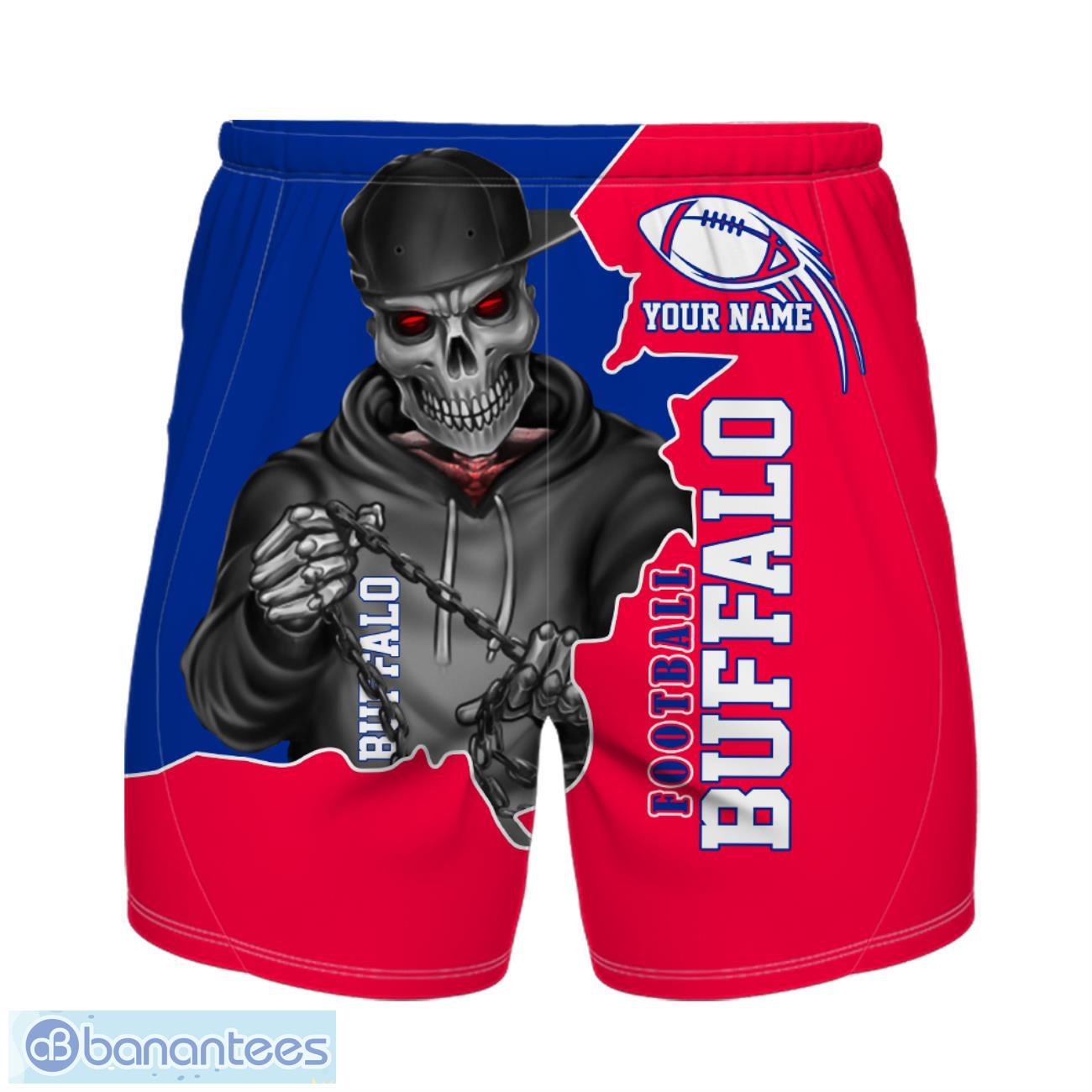 buffalo football team hawaiian shirt and shorts personalized name and number for fans 1 image Buffalo Football Team Hawaiian Shirt And Shorts Personalized Name And Number For Fans Product Photo 2