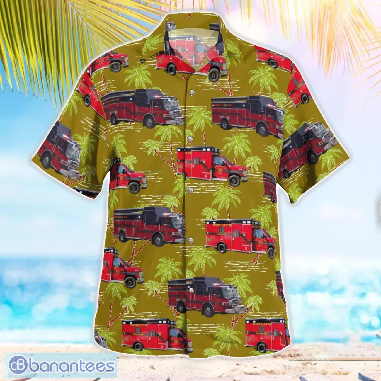 burnsville fire department burnsville minnesota beach shirt for team 2 image Burnsville Fire Department Burnsville, Minnesota Beach Shirt For Team Product Photo 3