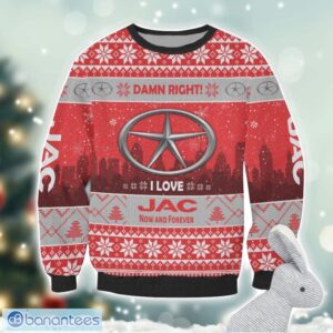 JAC Damn Right I Lover JAC Now And Forever 3D Ugly Christmas Sweater Christmas Gift Product Photo 2