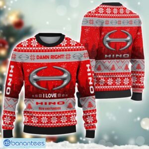 Hino Damn Right I Lover Hino Now And Forever 3D Ugly Christmas Sweater Christmas Gift Product Photo 1