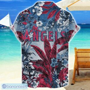 Los Angeles Angels Tropical Skull Halloween 3D Hawaiian Shirt For Men Women MLB Fans Product Photo 2
