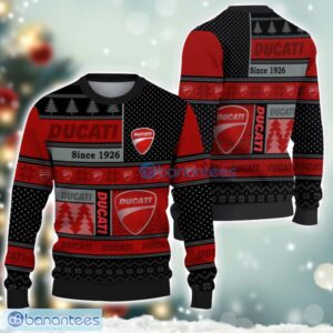 Ducati Logo Ugly Christmas Sweater For Fans Men And Women Christmas Gift Ideas Product Photo 1