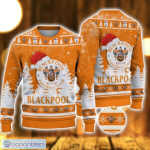 Blackpool F.C Ugly Christmas Sweater Holiday Gift Ideas For Men And Women Product Photo 1