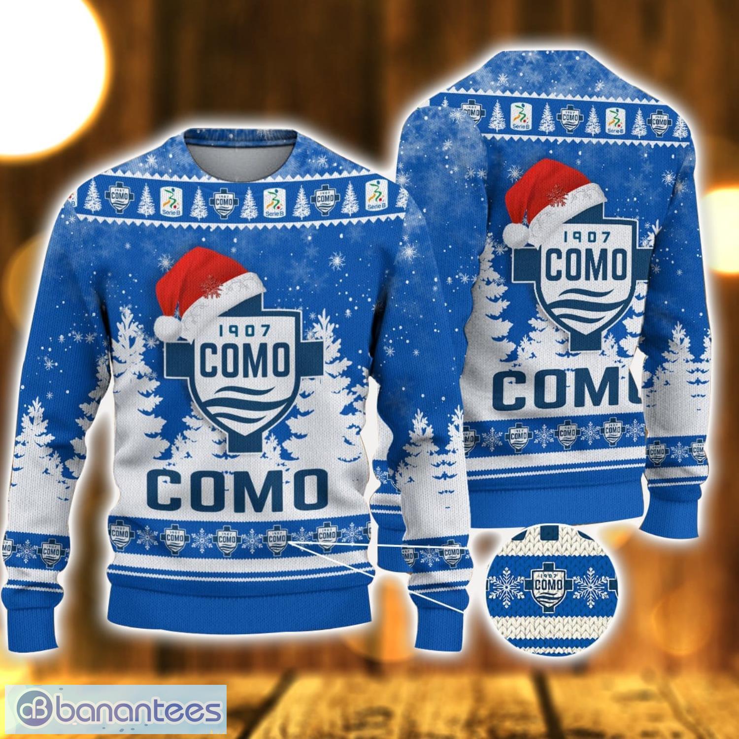 calcio como ugly christmas sweater holiday gift ideas for men and women image Calcio Como Ugly Christmas Sweater Holiday Gift Ideas For Men And Women Product Photo 1