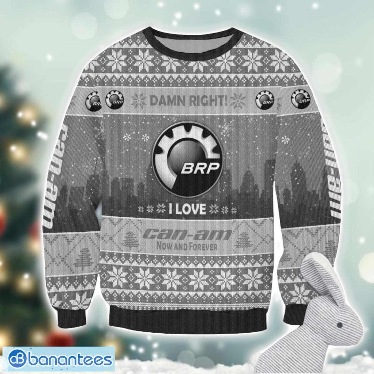 can am damn right i lover can am now and forever 3d ugly christmas sweater christmas gift 1 image Can-Am Damn Right I Lover Can-Am Now And Forever 3D Ugly Christmas Sweater Christmas Gift Product Photo 2