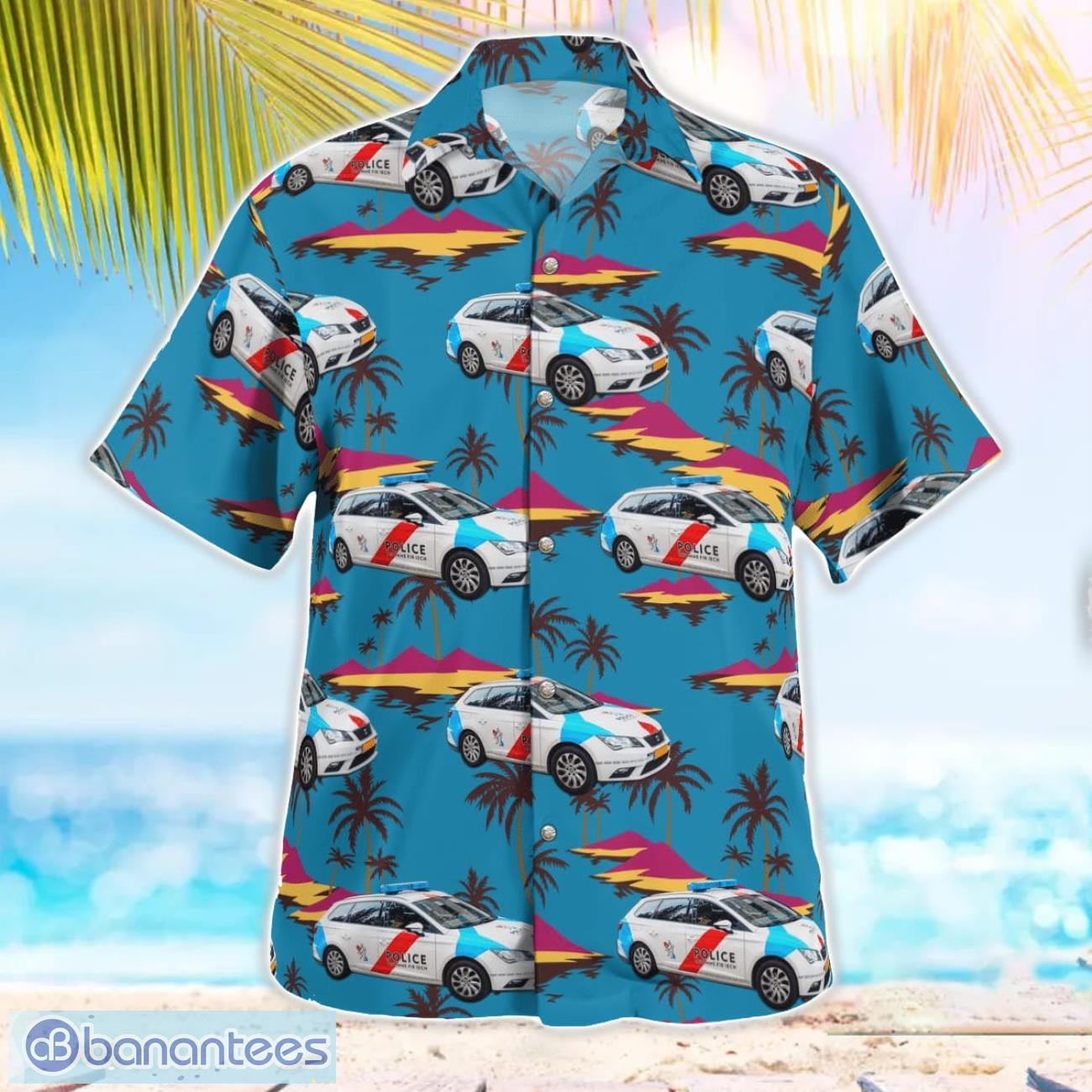 car lover grand ducal police beach shirt for team 2 image Car Lover Grand Ducal Police Beach Shirt For Team Product Photo 3