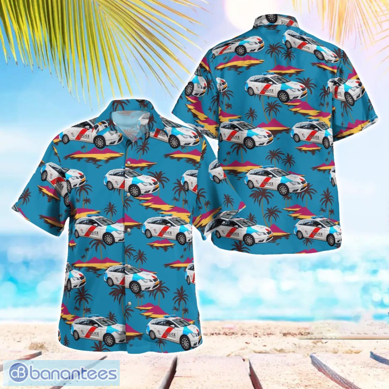 car lover grand ducal police beach shirt for team image Car Lover Grand Ducal Police Beach Shirt For Team Product Photo 1