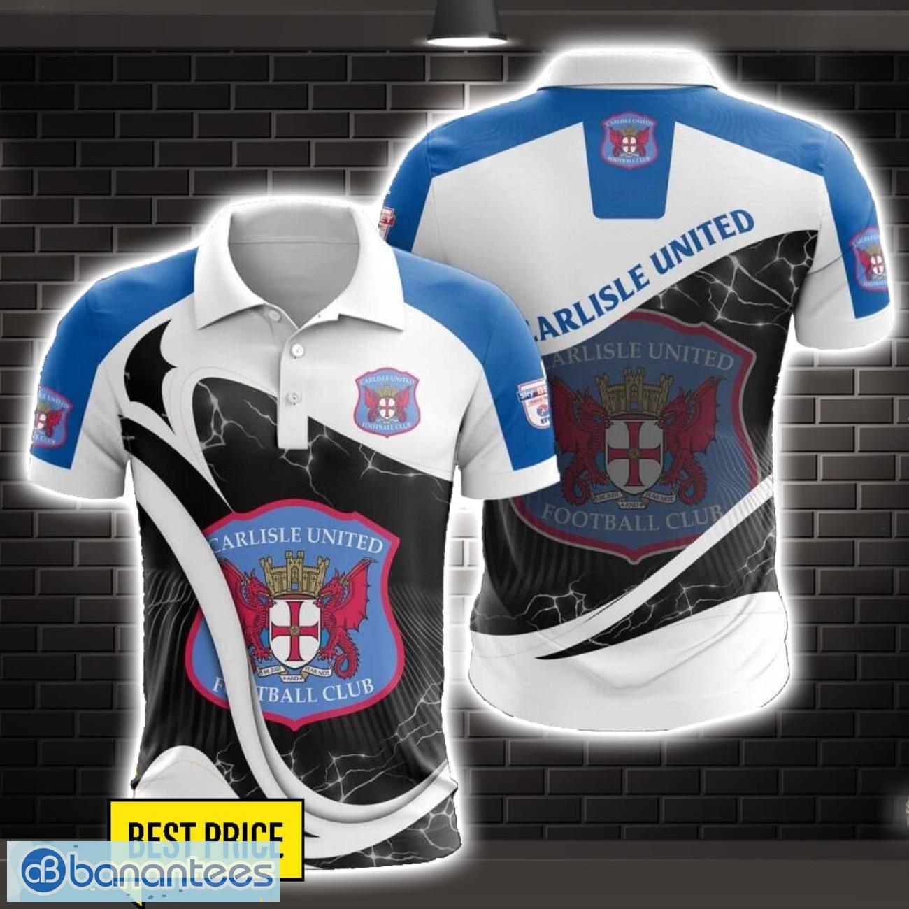 carlisle united 3d polo shirt special gift for fans holiday gift image Carlisle United 3D Polo Shirt Special Gift For Fans Holiday Gift Product Photo 1