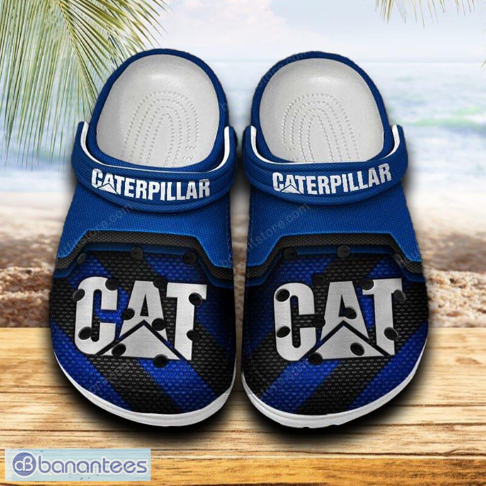 caterpillar car clog shoes blue color new gift for fans custom name image Caterpillar Car Clog Shoes Blue Color New Gift For Fans Custom Name - Caterpillar Car Clog Shoes Blue Color New Gift For Fans Custom Name