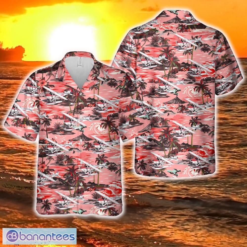 cessna 182 floatplane hawaiian shirt image Cessna 182 Floatplane Hawaiian Shirt - Cessna 182 Floatplane Hawaiian Shirt-1