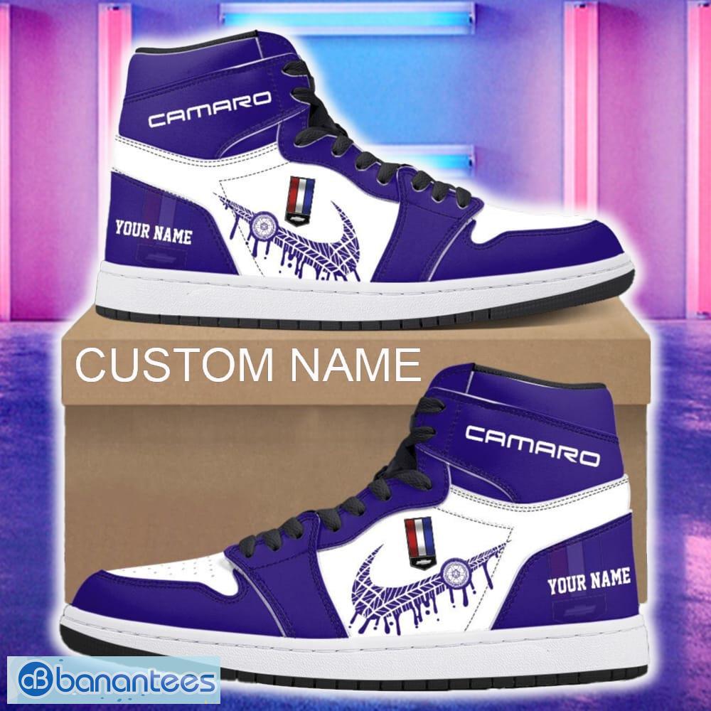 chevrolet camaro car air jordan 1 hightop shoes new for fans gift aj1 sneaker custom name image Chevrolet Camaro Car Air Jordan 1 Hightop Shoes New For Fans Gift AJ1 Sneaker Custom Name - Chevrolet Camaro Air Jordan 1 Hightop Shoes_4