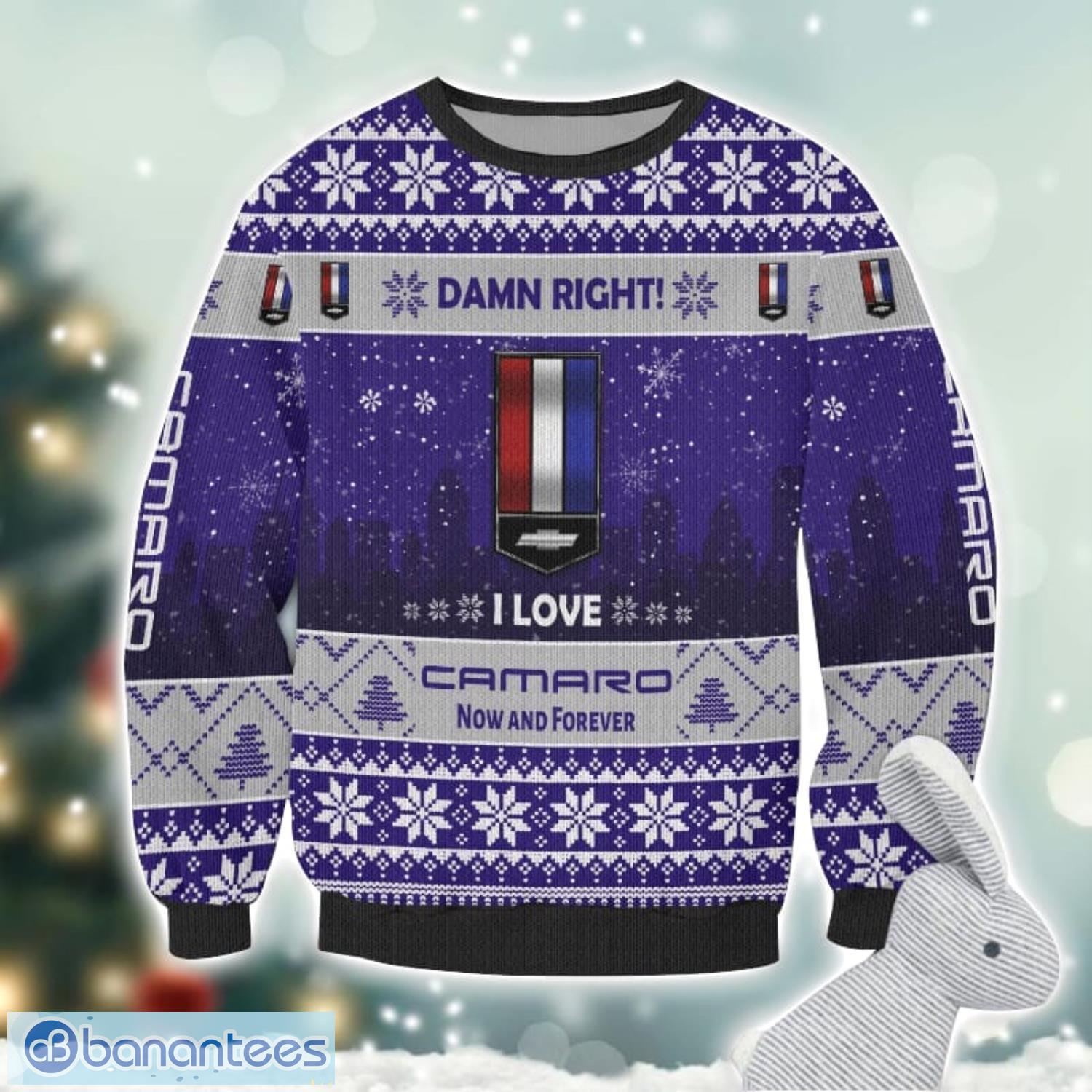 chevrolet camaro damn right i lover chevrolet camaro now and forever 3d ugly christmas sweater christmas gift 1 image Chevrolet Camaro Damn Right I Lover Chevrolet Camaro Now And Forever 3D Ugly Christmas Sweater Christmas Gift Product Photo 2