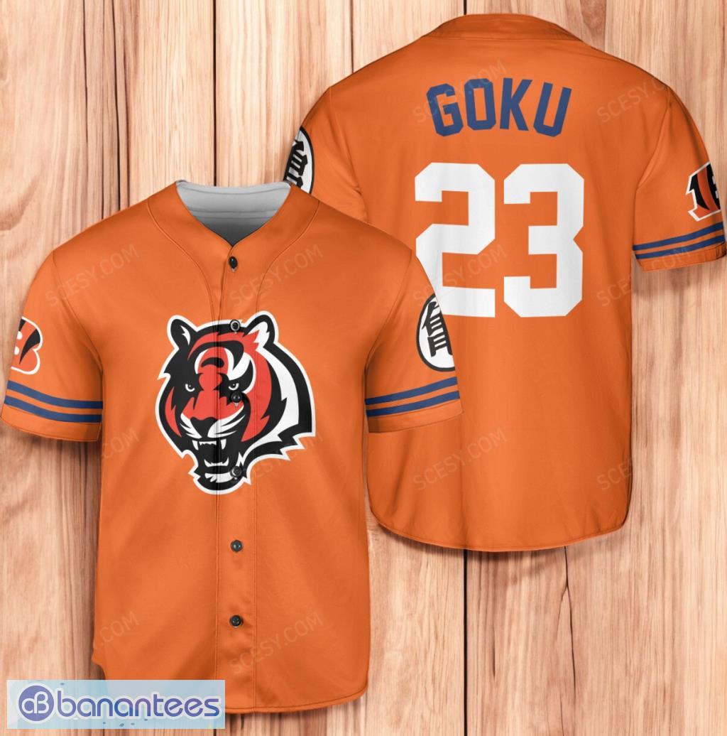 cinbe goku baseball jersey shirt personalized limited edition image Cinbe Goku Baseball Jersey Shirt Personalized Limited Edition Product Photo 1