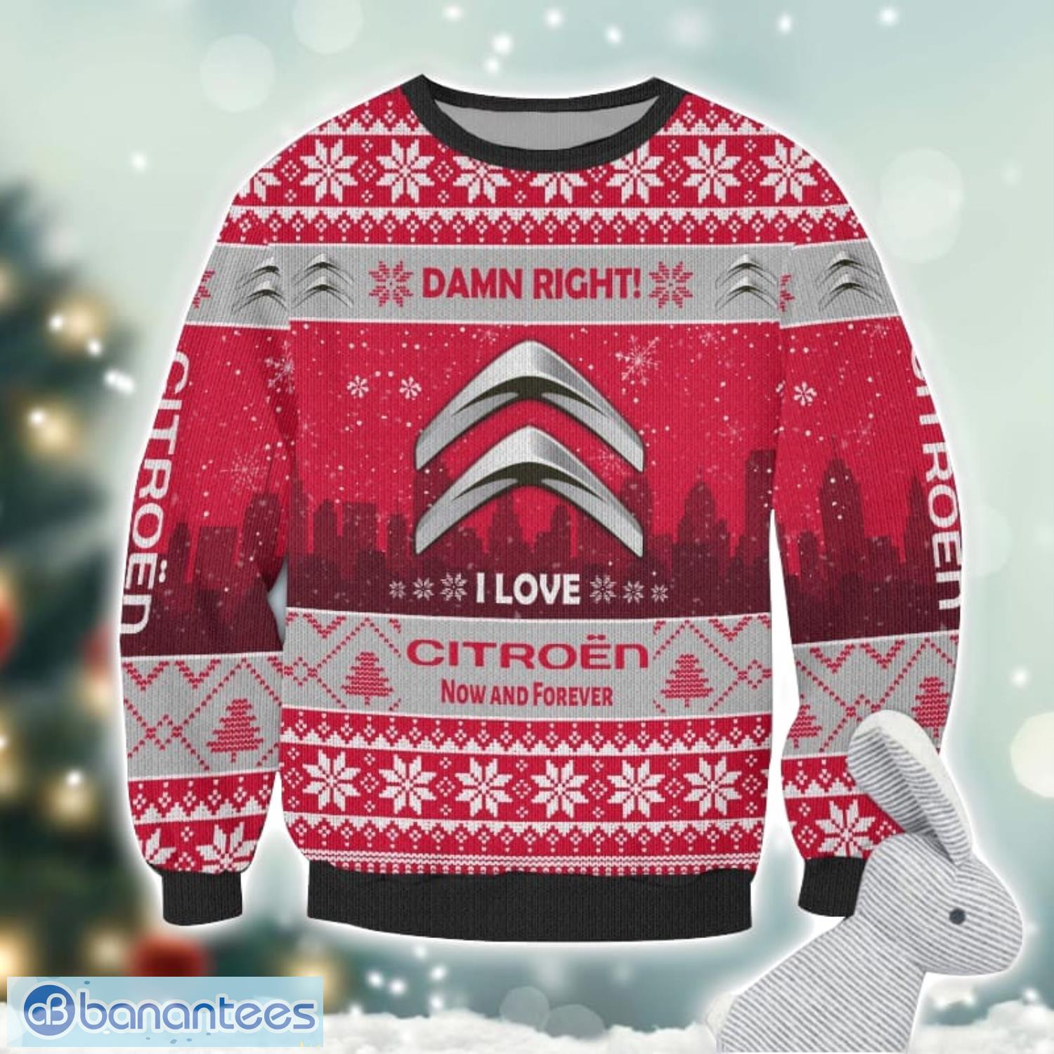 citroen damn right i lover citroen now and forever 3d ugly christmas sweater christmas gift 1 image Citroen Damn Right I Lover Citroen Now And Forever 3D Ugly Christmas Sweater Christmas Gift Product Photo 2