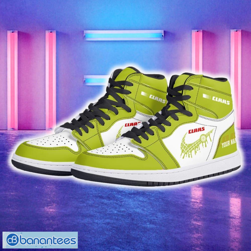 claas car air jordan 1 hightop shoes new for fans gift aj1 sneaker custom name 1 image Claas Car Air Jordan 1 Hightop Shoes New For Fans Gift AJ1 Sneaker Custom Name - Claas Air Jordan 1 Hightop Shoes_5