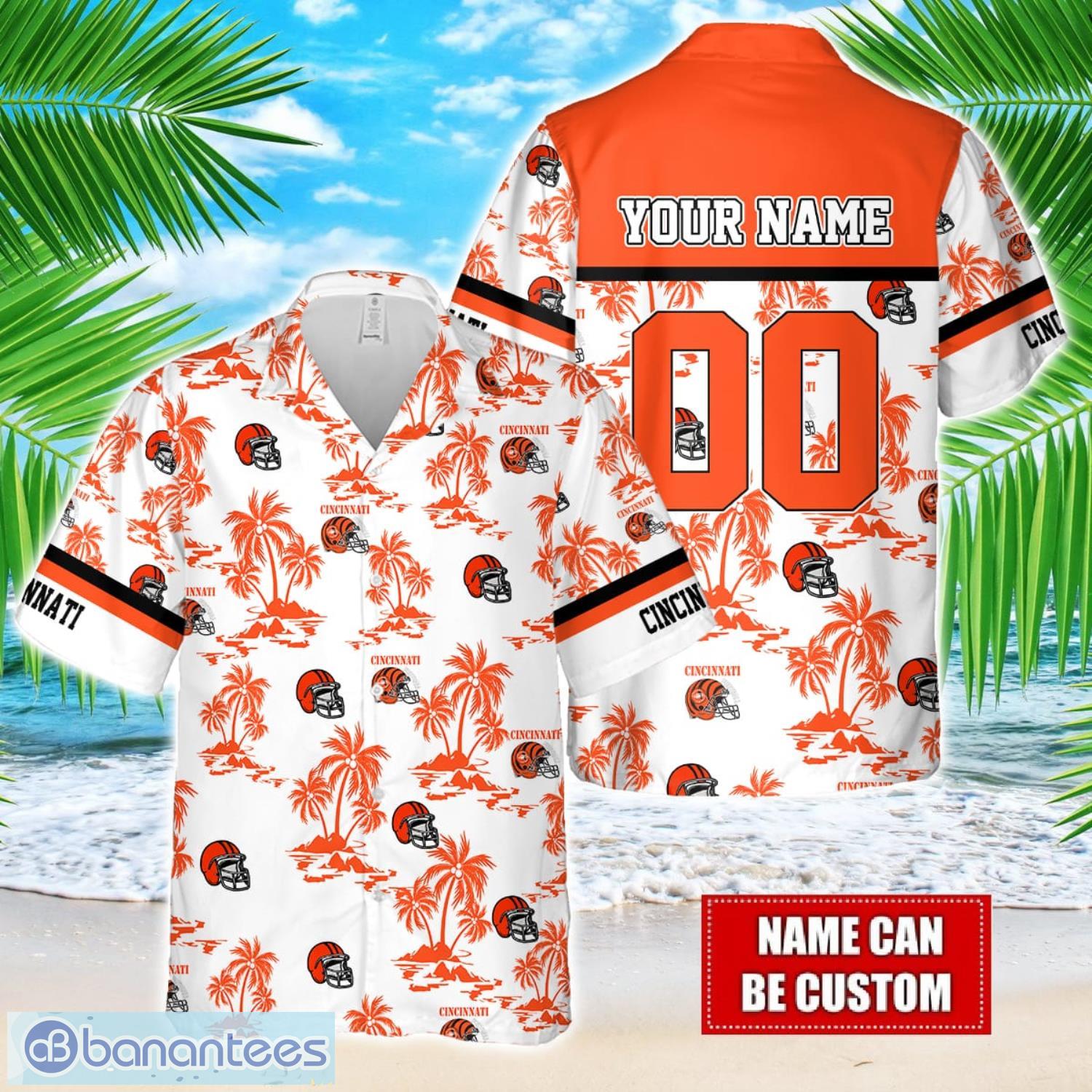 coconut design logo cincinnati team hawaiian and shorts all printed beach set for fans custom name image Coconut design Logo Cincinnati Team Hawaiian And Shorts All Printed Beach Set For Fans Custom Name Product Photo 1
