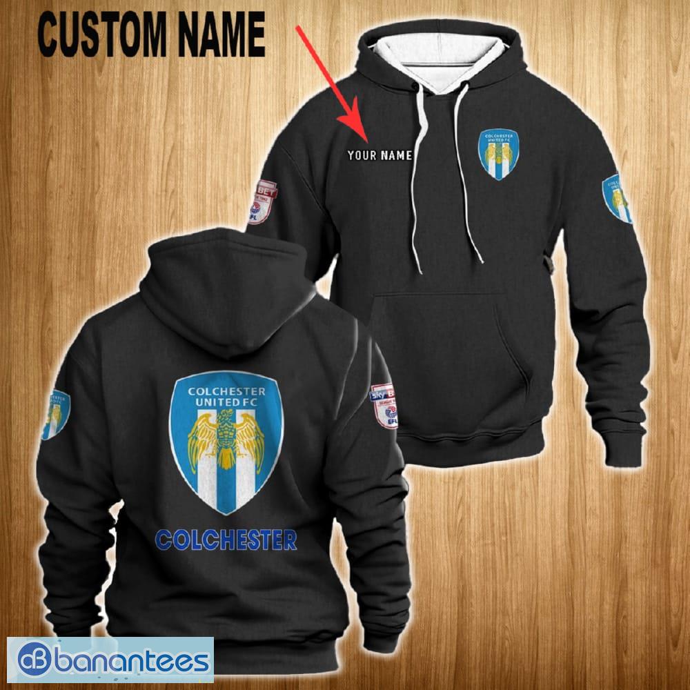colchester united full print 3d hoodie black new for fans gift men women custom name image Colchester United Full Print 3D Hoodie Black New For Fans Gift Men Women Custom Name - Colchester United Full Print 3D Hoodie Black New For Fans Gift Men Women Custom Name