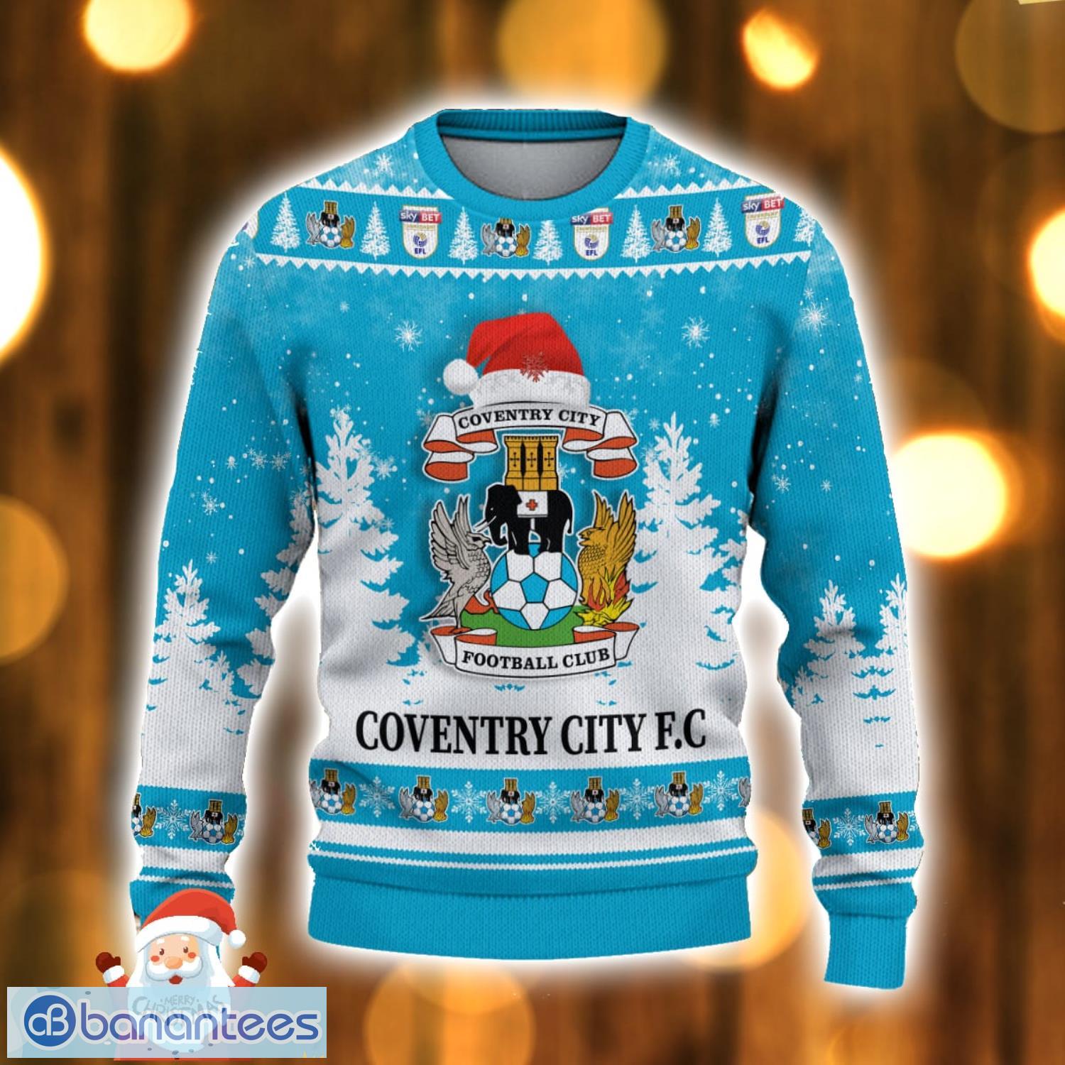 coventry city fc ugly christmas sweater holiday gift ideas for men and women 1 image Coventry City F.C Ugly Christmas Sweater Holiday Gift Ideas For Men And Women Product Photo 2
