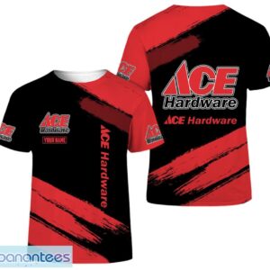 Custom Name 3D All Over Printed Ace Hardware 3D T-Shirt Team Gift Product Photo 1