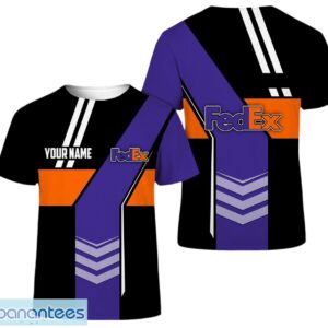 Custom Name 3D All Over Printed fedex 3D T-Shirt All Printed Product Photo 1