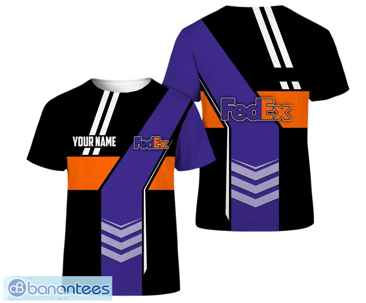 custom name 3d all over printed fedex 3d t shirt all printed image Custom Name 3D All Over Printed fedex 3D T-Shirt All Printed Product Photo 1