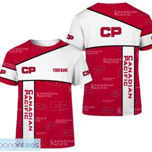Custom Name canadian pacific 3D T-Shirt All Printed Product Photo 1