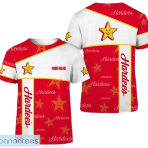 Custom Name Hardee's 3D T-Shirt Team Gift Product Photo 1