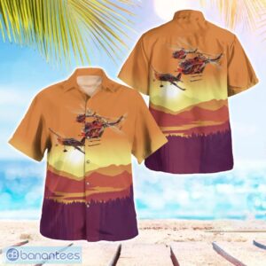 Red Bull Air Force Helicopter Hawaiian Shirt Beach Shirt Summer Holiday Gift Product Photo 1