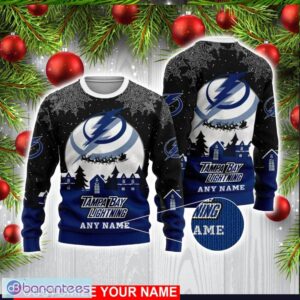 Custom Name NHL Tampa Bay Lightning 3D Sweater Christmas Holiday Gift Product Photo 1