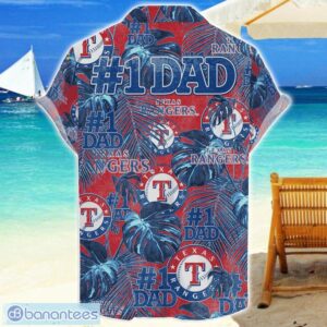 Texas Rangers Dad Hawaiian Father’s Day Gift For Dad Grandpa MLB Sports Beach Shirt Product Photo 2