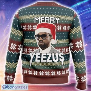 Merry Yeezus Kanye West Ugly Christmas Sweater Trending Holidays For Men Women Fans - Merry Yeezus Kanye West Ugly Christmas Sweater_2