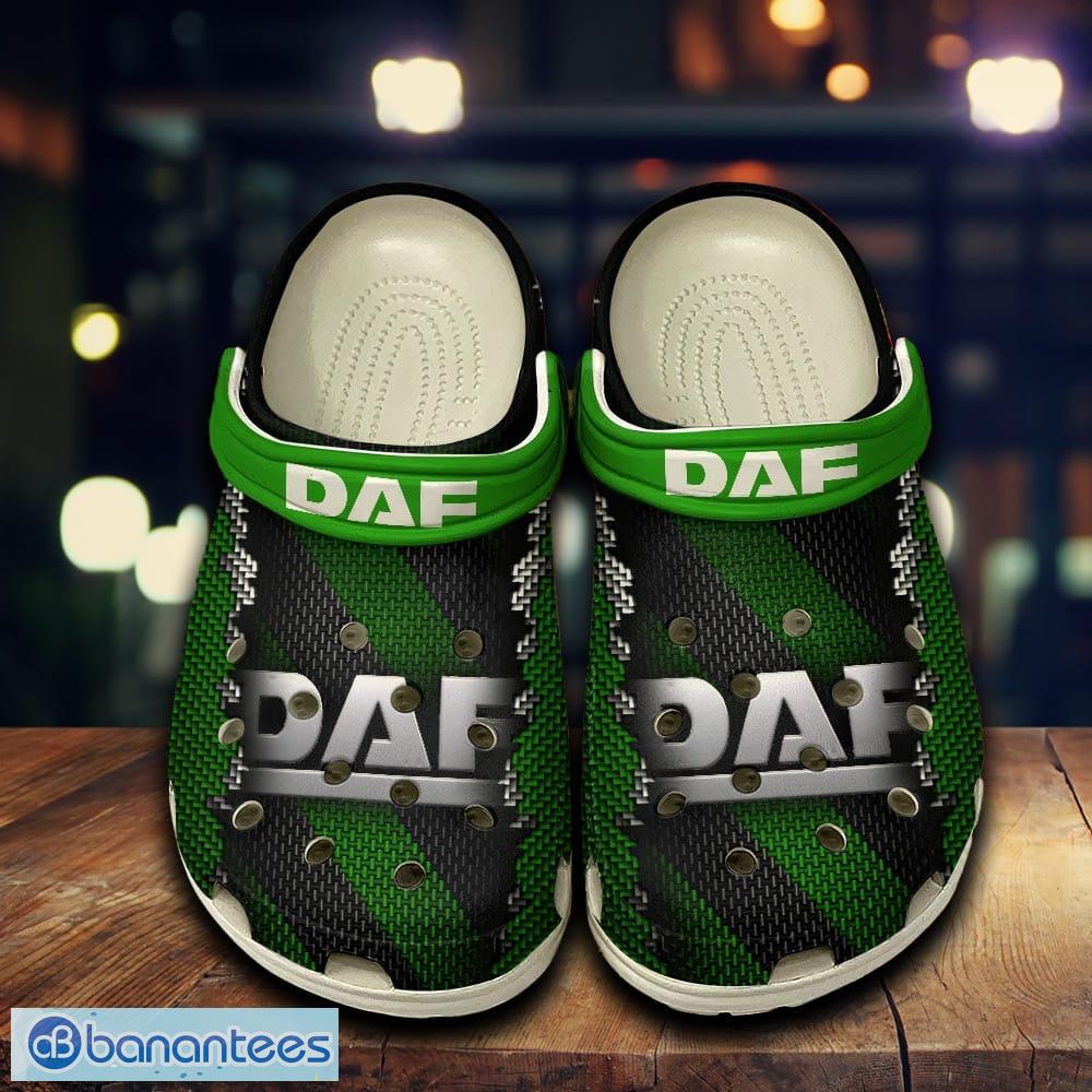daf trend car 3d clogs shoes green for men women fans gift summer beach all over print image DAF Trend Car 3D Clogs Shoes Green For Men Women Fans Gift Summer Beach All Over Print - DAF Trend Car 3D Clogs Shoes Green For Men Women Fans Gift Summer Beach All Over Print