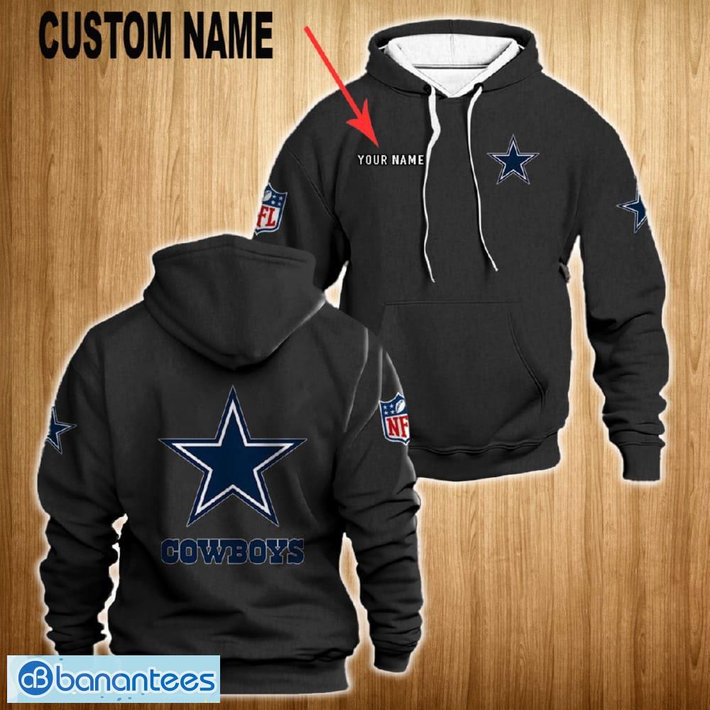 dallas cowboys full print 3d hoodie black new for fans gift men women custom name image Dallas Cowboys Full Print 3D Hoodie Black New For Fans Gift Men Women Custom Name - Dallas Cowboys Full Print 3D Hoodie Black New For Fans Gift Men Women Custom Name