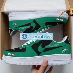 Dallas Stars Air Force Shoes Custom Name Gift For Fans AF1 Sneakers Product Photo 1