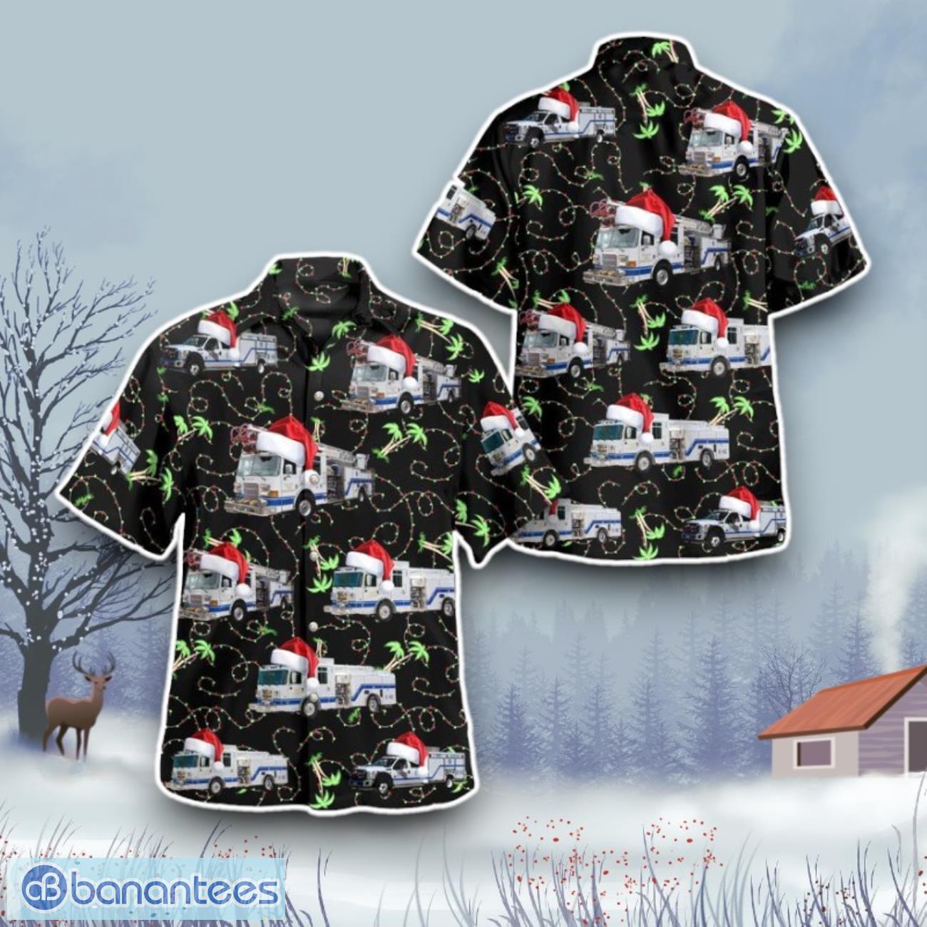 deland volusia county florida deland fire department hawaiian shirt gift for christmas image DeLand, Volusia County, Florida, Deland Fire Department Hawaiian Shirt Gift For Christmas Product Photo 1
