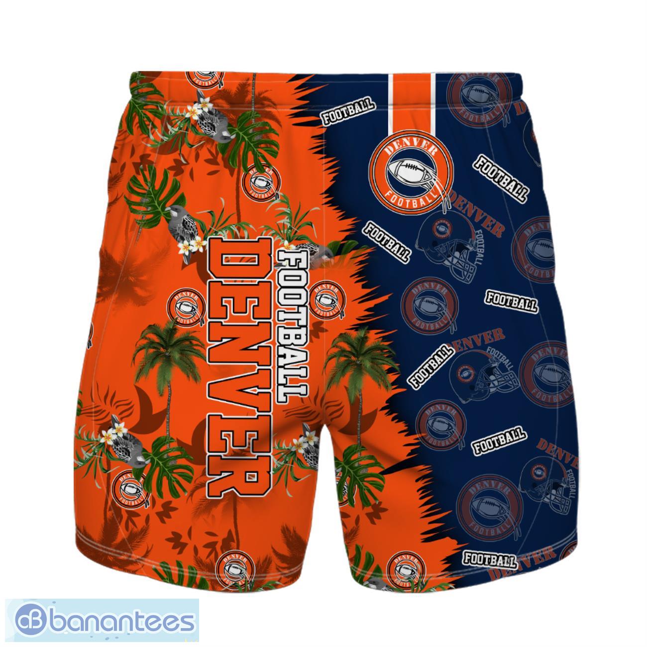 denver football team hawaiian shirt and shorts custom name number tropical style hawaiian shirt 1 image Denver Football Team Hawaiian Shirt And Shorts Custom Name Number Tropical Style Hawaiian Shirt Product Photo 2