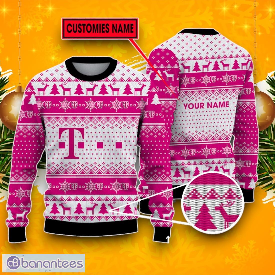 deutsche telekom ag ugly christmas sweater best gift ideas 2024 for fans custom name image Deutsche Telekom Ag Ugly Christmas Sweater, Best Gift Ideas 2024 For Fans Custom Name Product Photo 1