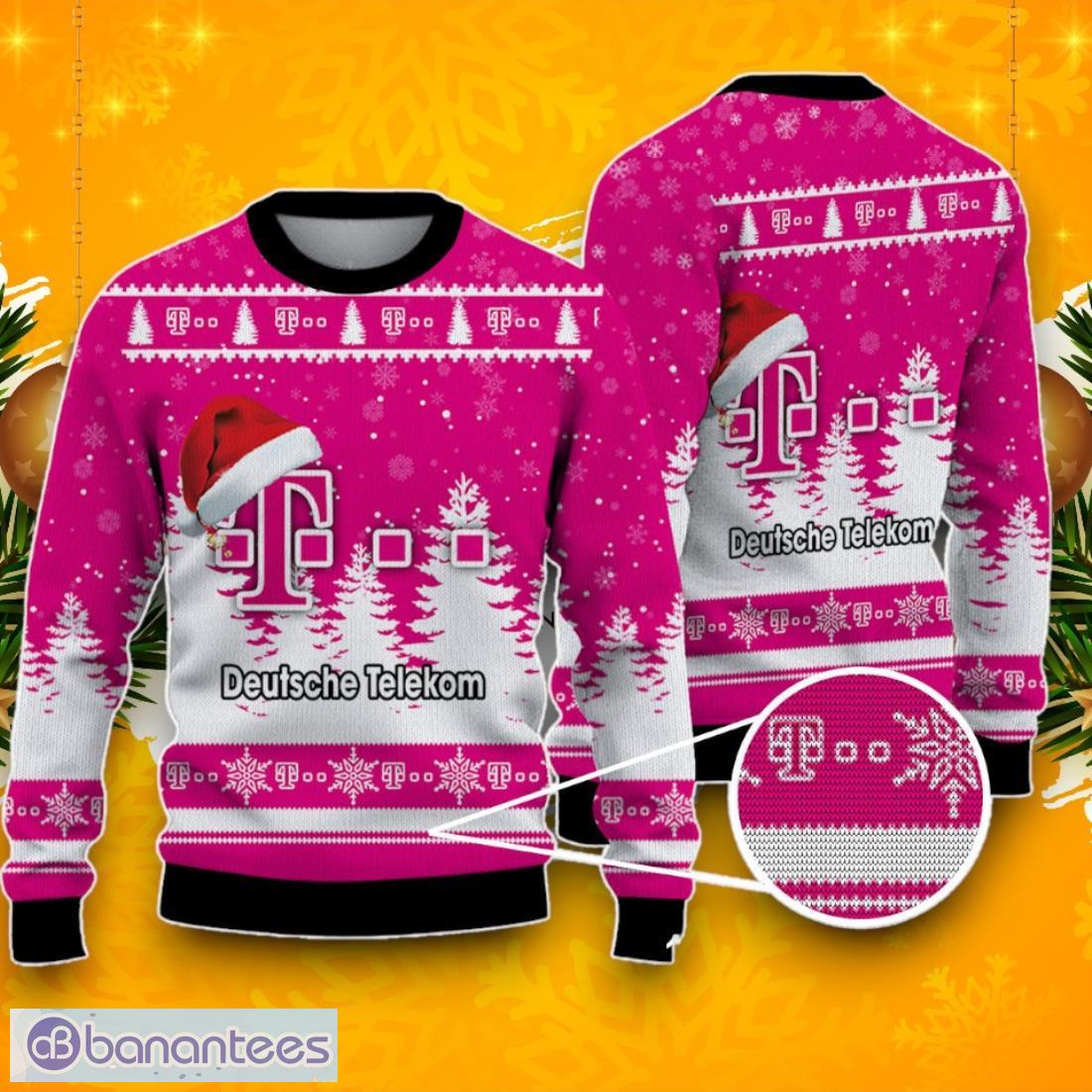 deutsche telekom ugly christmas sweater best gift ideas 2024 for fans image Deutsche Telekom Ugly Christmas Sweater, Best Gift Ideas 2024 For Fans Product Photo 1