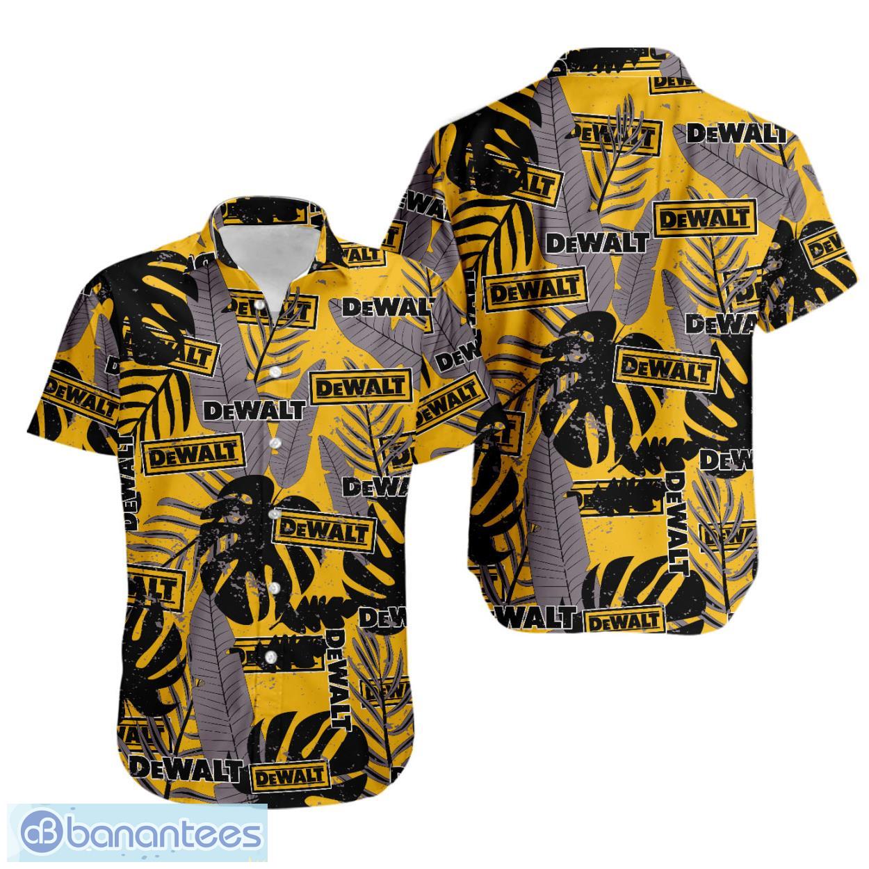 dewalt designer logo beach hawaiian shirt image DeWalt Designer Logo Beach Hawaiian Shirt Product Photo 1