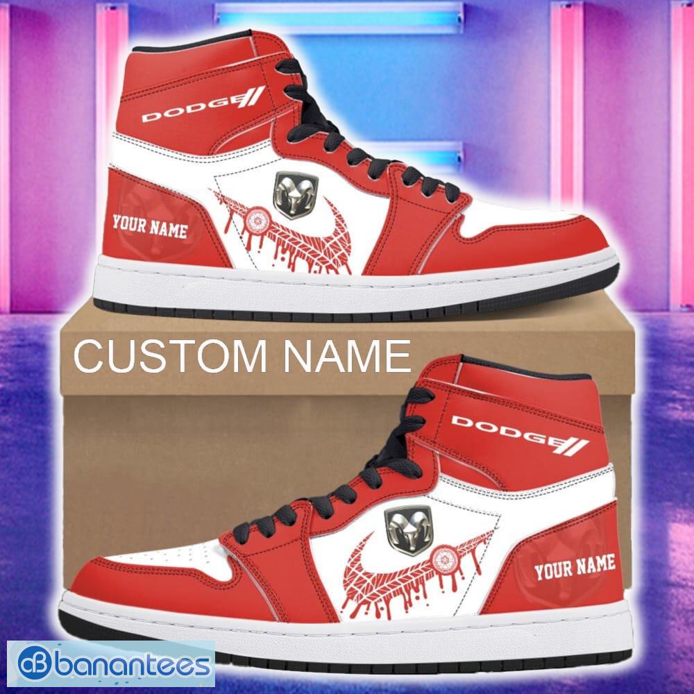 dodge car air jordan 1 hightop shoes new for fans gift aj1 sneaker custom name image Dodge Car Air Jordan 1 Hightop Shoes New For Fans Gift AJ1 Sneaker Custom Name - Dodge Air Jordan 1 Hightop Shoes_4