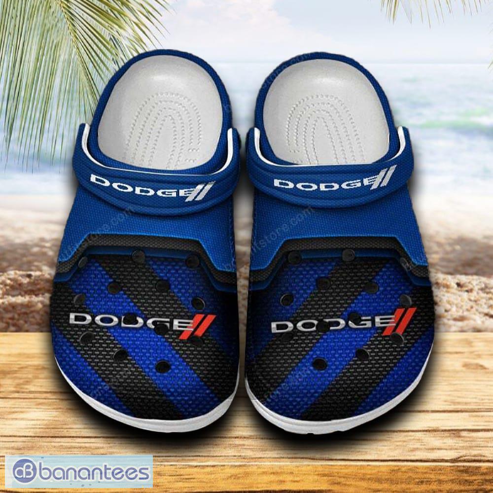 dodge car clog shoes blue color new gift for fans custom name image Dodge Car Clog Shoes Blue Color New Gift For Fans Custom Name - Dodge Car Clog Shoes Blue Color New Gift For Fans Custom Name