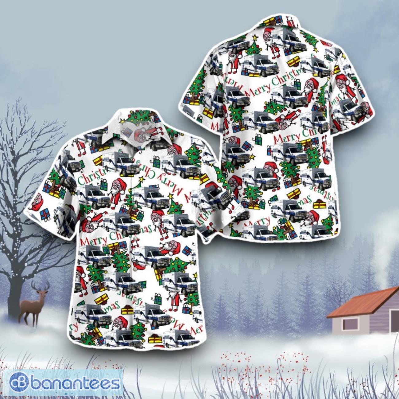dodge center minnesota dodge center ambulance hawaiian shirt gift for christmas image Dodge Center, Minnesota, Dodge Center Ambulance Hawaiian Shirt Gift For Christmas Product Photo 1