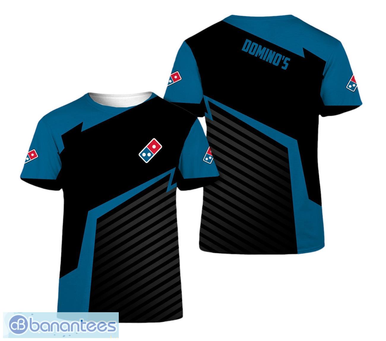 dominos pizza all printed 3d t shirt image Domino's Pizza All Printed 3D T Shirt Product Photo