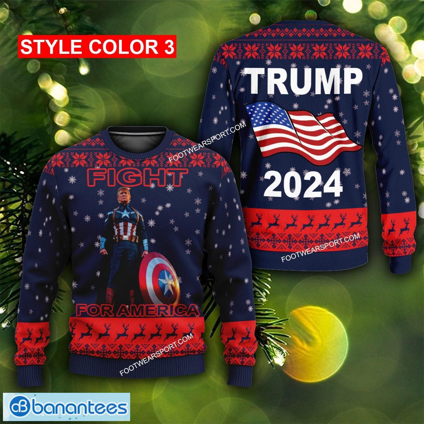 donald trump attired in captain americas ugly christmas sweater trump 2024 2 image Donald Trump Attired In Captain Americas Ugly Christmas Sweater Trump 2024 - Donald Trump Attired In Captain Americas Navy Ugly Christmas Sweater Trump 2024