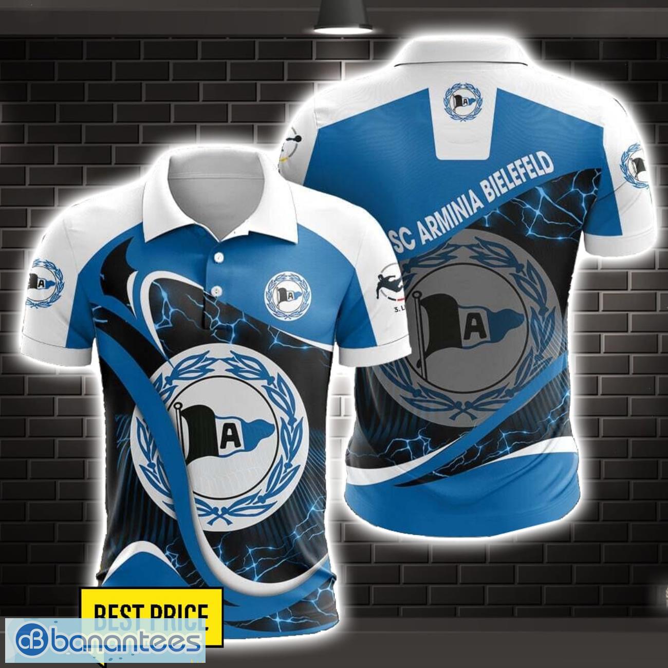 dsc arminia bielefeld 3d polo shirt special gift for fans holiday gift image DSC Arminia Bielefeld 3D Polo Shirt Special Gift For Fans Holiday Gift Product Photo 1
