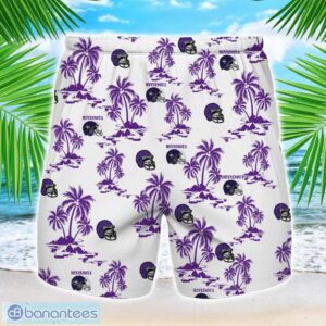 Coconut design Logo Minnesota Team Hawaiian And Shorts All Printed Beach Set For Fans Custom Name Product Photo 2