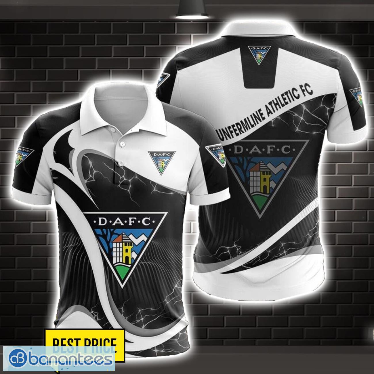 dunfermline athletic fc 3d polo shirt special gift for fans holiday gift image Dunfermline Athletic F.C. 3D Polo Shirt Special Gift For Fans Holiday Gift Product Photo 1