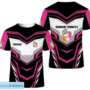 Dunkin’ Donuts 3D T-Shirt For Men Women Custom Name Product Photo 1